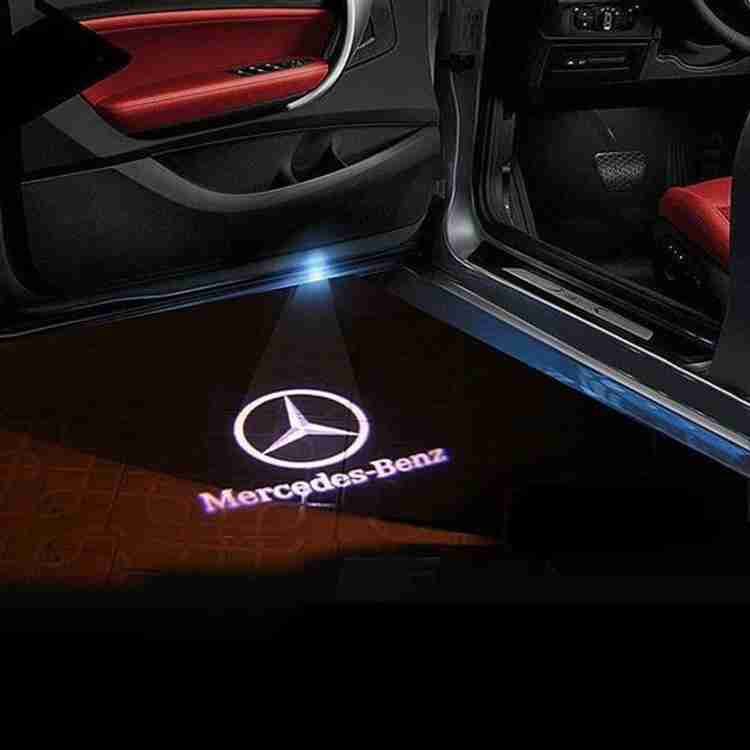 Mercedes door best sale light emblem