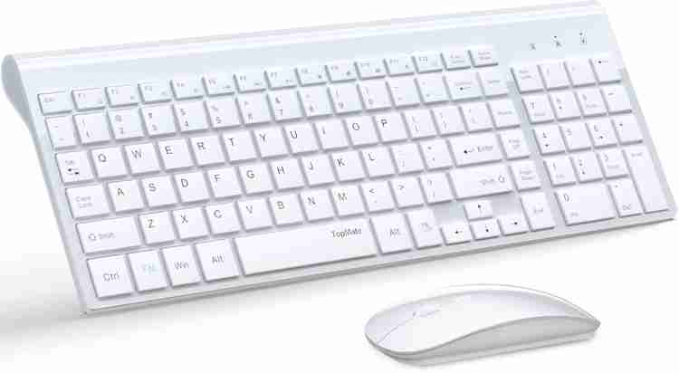 Topmate KM9000W Ultra Slim Wireless Keyboard and Mouse Wireless Laptop Keyboard Topmate Flipkart