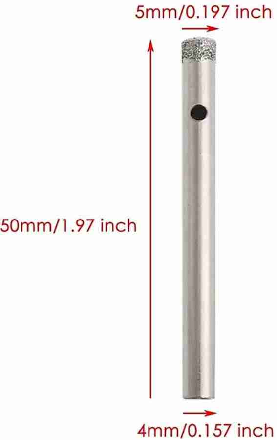 max deals Glass Hole Drill Bit 5 mm for Glass only Pack of 10 Pcs Glass Drill Bits 5 mm Pack of 10 Pcs Price in India Buy max deals Glass