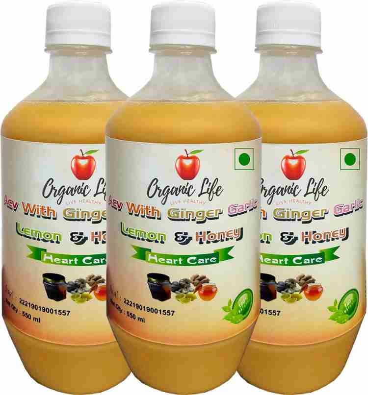 Organic life Apple Cider Vinegar With Ginger Garlic Lemon Honey Raw Unfiltered Vinegar Price in India Buy Organic life Apple Cider Vinegar With Ginger Garlic Lemon