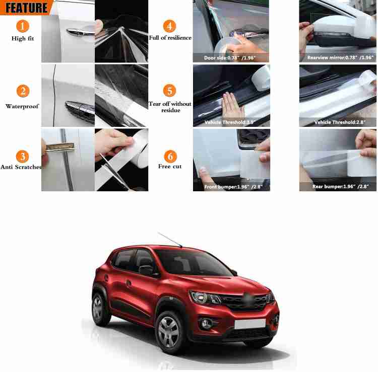 Renault kwid front bumper guard deals price