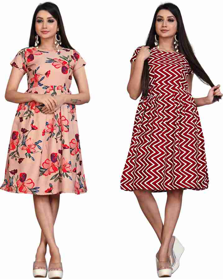 Westernress Women A line Red Dress Buy Westernress Women A line Red Dress Online at Best Prices in India Flipkart