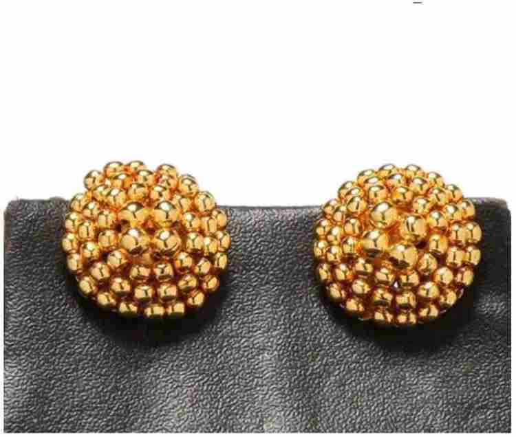 Flipkart Buy Krutadnya 1 Gm Gold Aqua Polish Thushi Earring Maharashtrian Peshwai Kolhapuri Saaj Coral Copper Earring Set Online at Best Prices in India