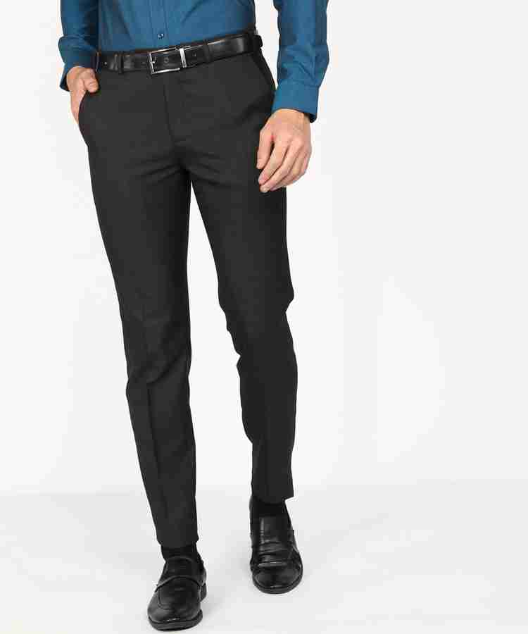 Next Look Slim Fit Men Black Trousers Buy Next Look Slim Fit Men