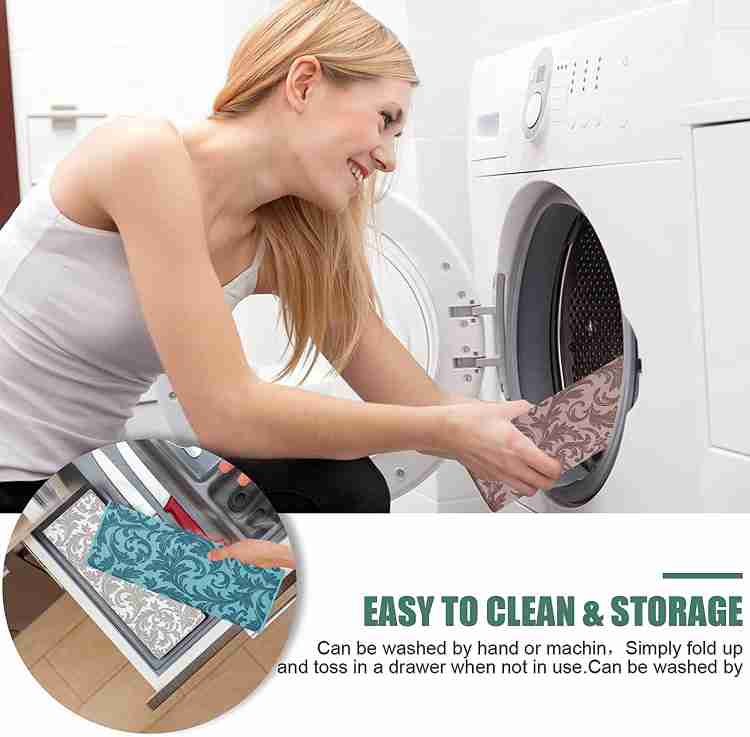 XACA Super Absorbent Dish Drying Mat Reversible and Machine Washable Microfiber Wet and Dry Microfiber Cleaning Cloth Price in India Buy XACA Super Absorbent Dish Drying Mat Reversible and Machine Was...