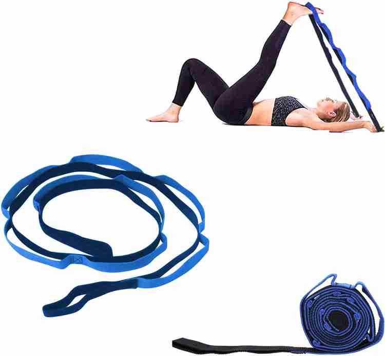 Signamio Yoga Belt 12 Loop Stretching Strap for Yoga Exercise