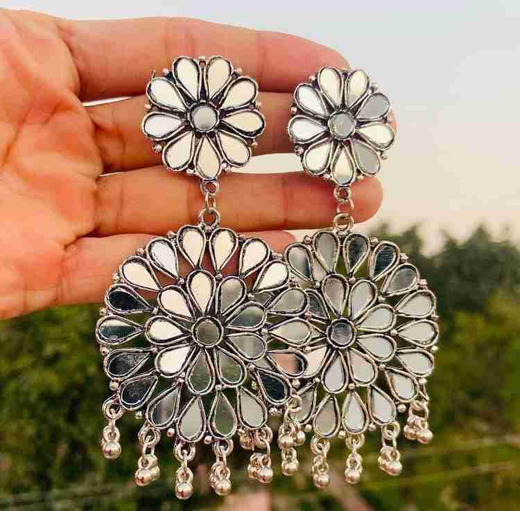 Mirror earrings hot sale flipkart