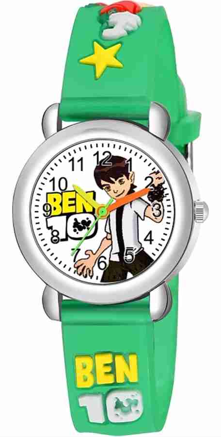 Noman G588 KIDS ANALOG WATCH GREEN COLOR BEN10 WATCH Analog Watch