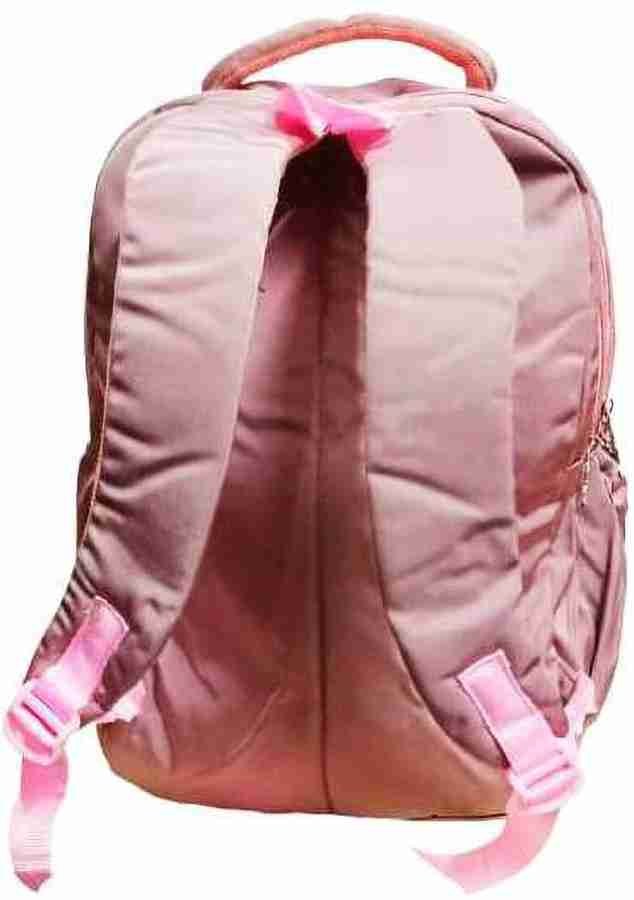 Magic of Gifts Premium Quality Girl s School Bag Rose Gold with Oil Liquid Quicksand Keychain 18 L Backpack Rose Gold Price in India Flipkart