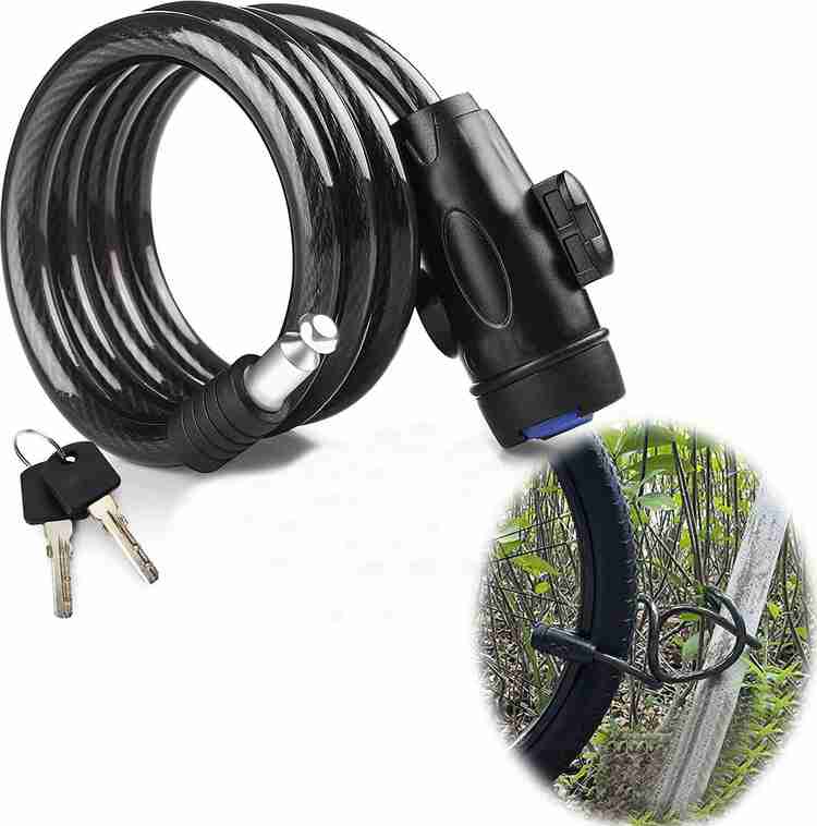 Spiral bike top lock