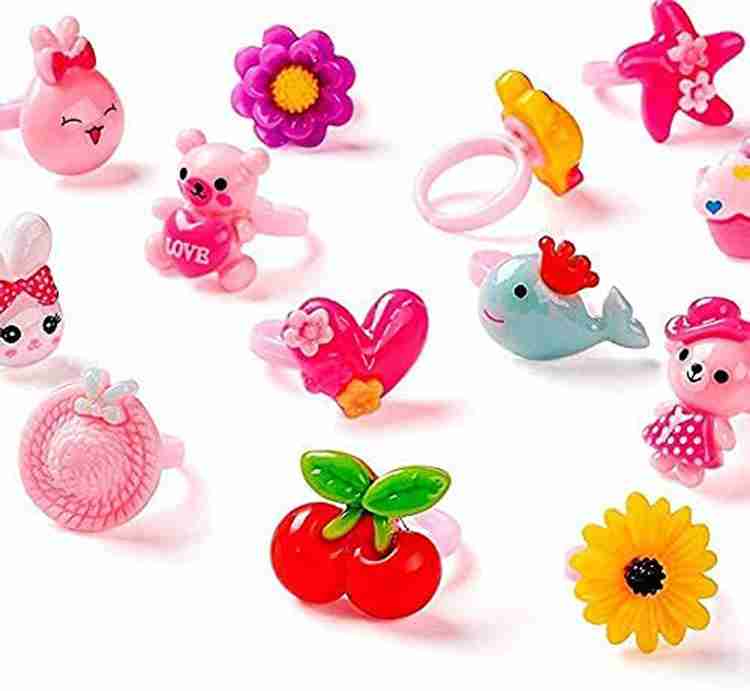 Glamyou Toy Finger Ring For Kids Girls and Boys Age 3 15 yrs 13pes Plastic Ring Price in India Buy Glamyou Toy Finger Ring For Kids Girls and Boys Age