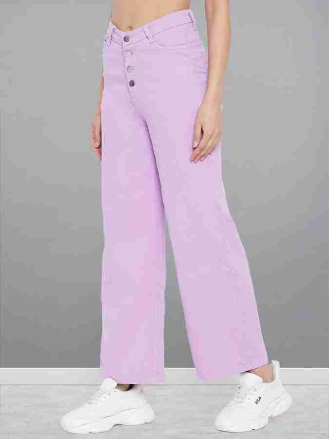 Purple Brand logo-patch straight leg jeans price in Doha Qatar