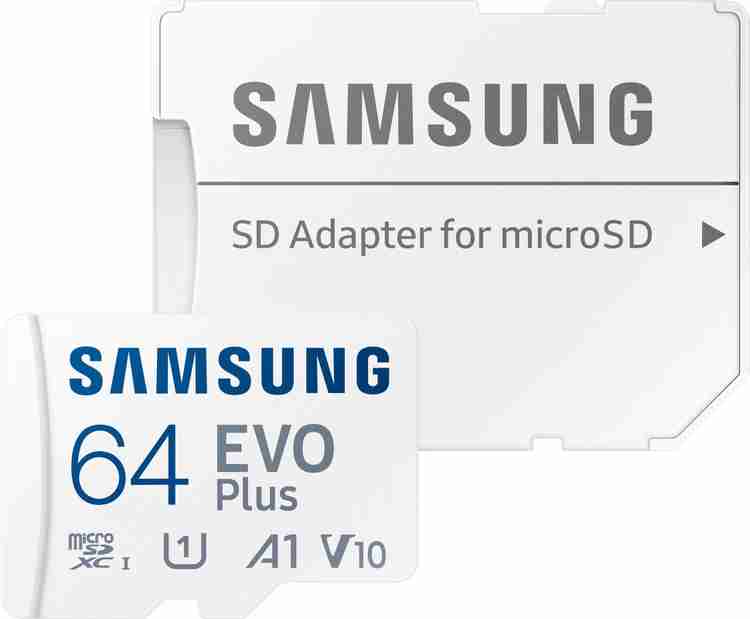 SAMSUNG Evo Plus 64 GB MicroSDXC Class 10 130 MB s Memory Card SAMSUNG Flipkart