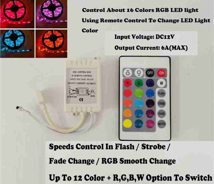 Rgb control box store ir remote control