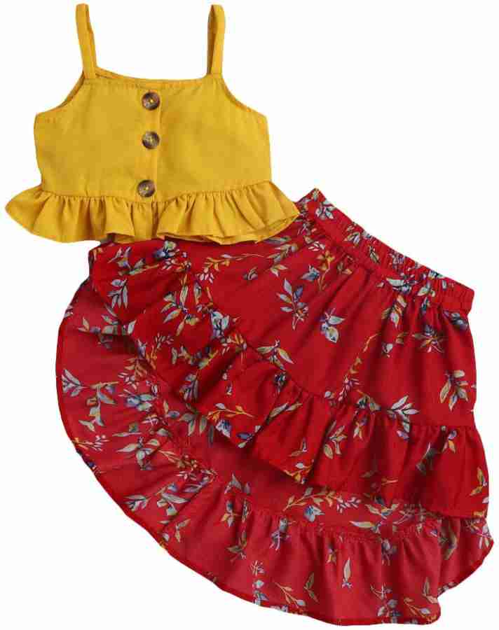 Girls Regular Multicolor Skirt Price in India - Buy Girls Regular