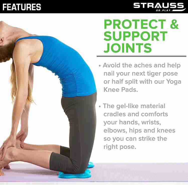 Strauss Yoga Knee Pad Cushions Yoga Accessories Support For Knees Elbows Knee Support Buy Strauss Yoga Knee Pad Cushions Yoga Accessories Support For Knees Elbows