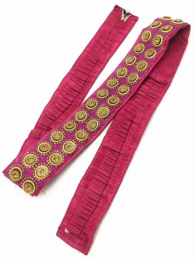 Buy ADC Fashions Wedding Collection - Adjustable Kamarband Metal Waist Belt  for Women and Girls – Belly Kamarband – Wedding Collections KamarBandhani –  Traditional Temple jewellery Waist Chain for Saree at