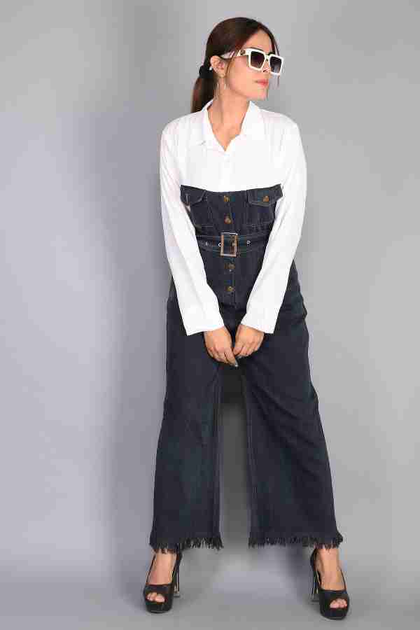 Denim jumpsuit online flipkart hot sale