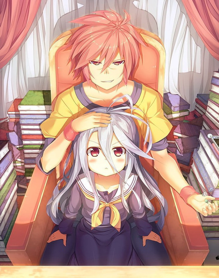 No Game No Life Shiro And Sora Wallpaper