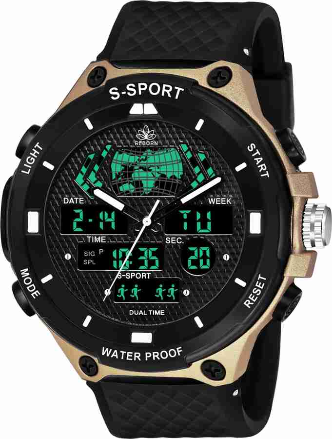 Timewear military series analogue digital black shop