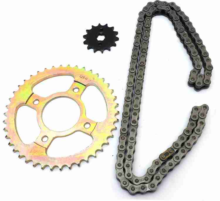 Air com Heavy Duty Chain Sprocket Kit for Hero Splendor Y2K and Splendor Plus 43 Teeth Sprocket Price in India Buy Air com Heavy Duty Chain Sprocket Kit for Hero Splendor