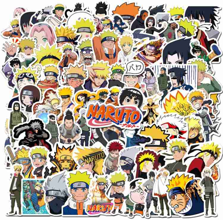 animo india 7.62 cm Naruto Sticker Pack of 23 Stickers No Residue