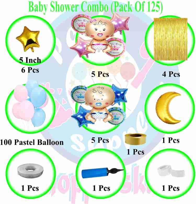 Shopperskart Baby Shower/Welcome/New Born Baby Girl/Baby Boy/Combo/Kit Pack  For Party Decorations Price in India - Buy Shopperskart Baby Shower/Welcome/New  Born Baby Girl/Baby Boy/Combo/Kit Pack For Party Decorations online at