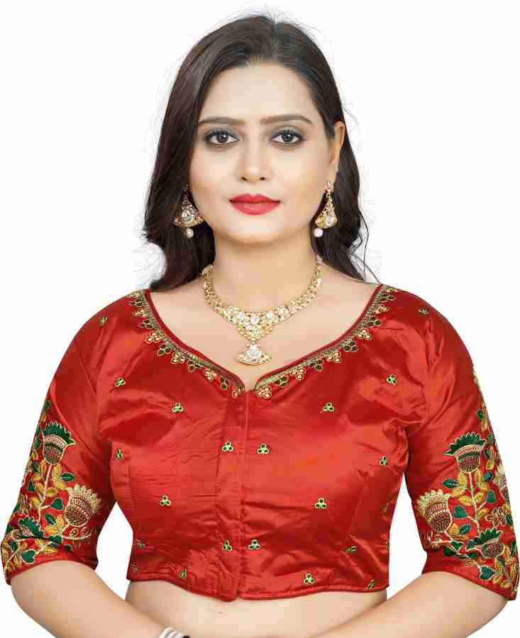 SCUBE DESIGNS Round Neck Women Blouse - Buy SCUBE DESIGNS Round Neck Women  Blouse Online at Best Prices in India