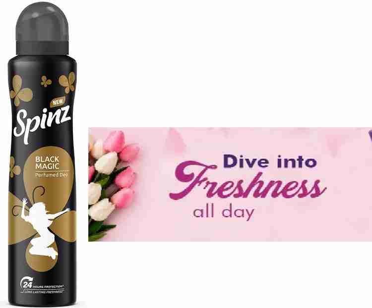 Spinz black hotsell magic deo
