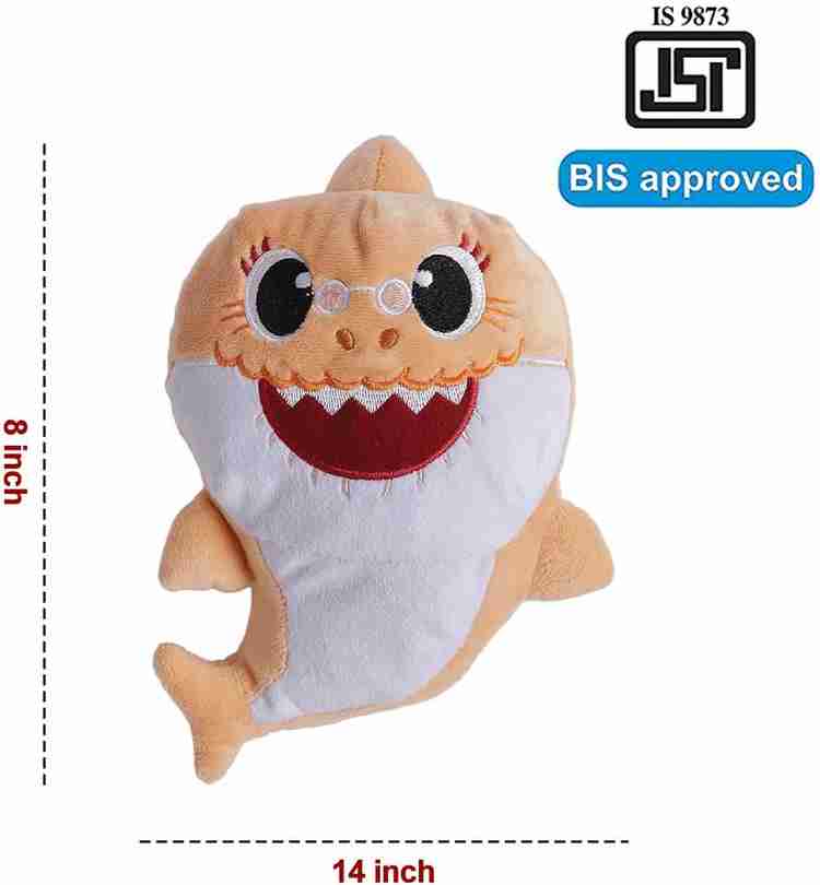 Pinkfong Baby Shark Plush Singing Plush Toy Grandma Shark for The