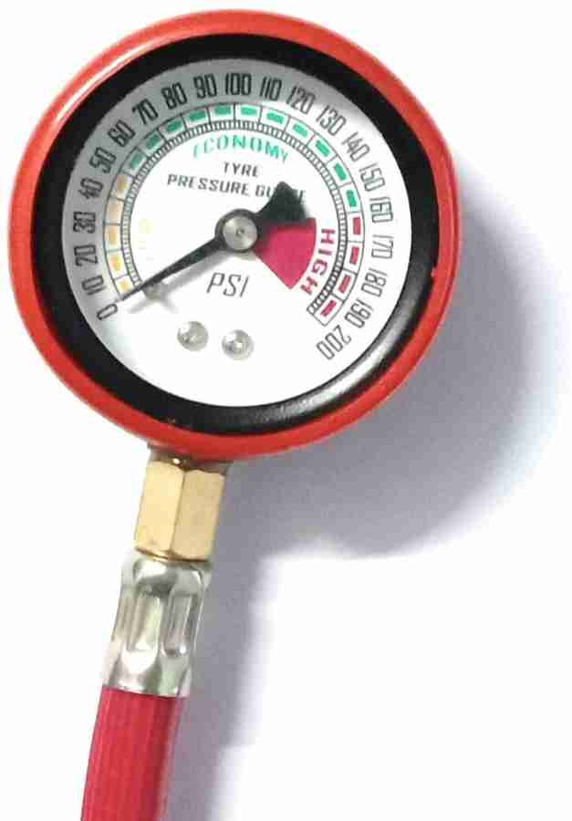 Air pressure gauge outlet meter
