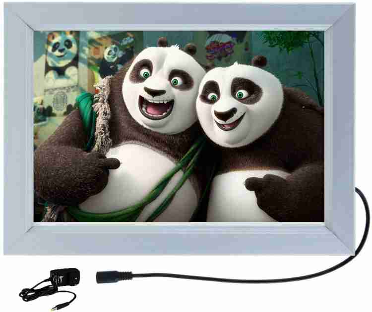 DESIGNING HUB LED PHOTO FRAME PANDA MODEL NO 57 18 inch