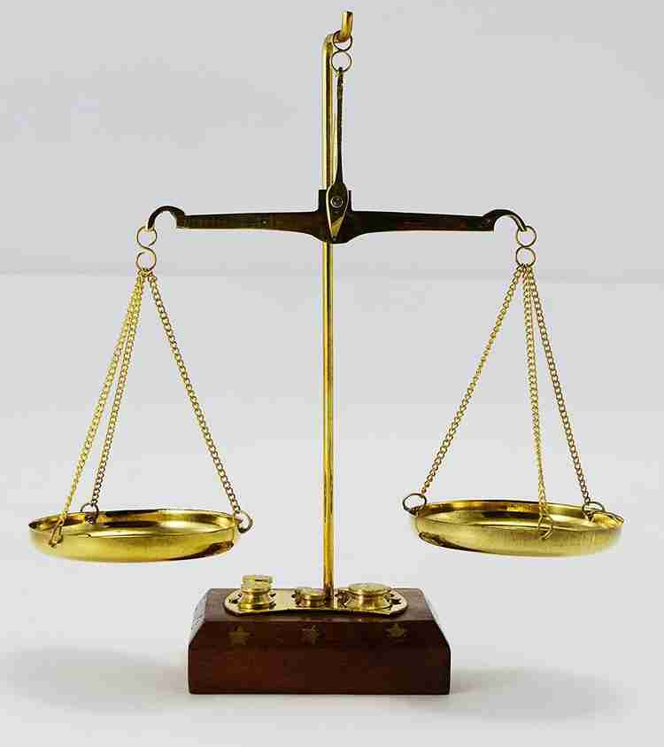 Traditional weighing scale outlet