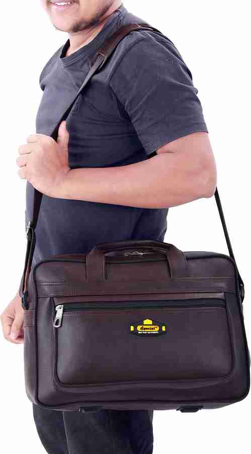 Flipkart SPECIAL Office Bag for Men Women Brown Messenger