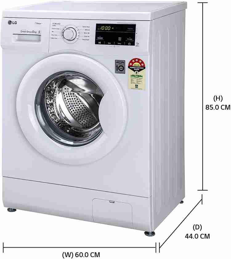 Lg 6kg washing machine front load steam deals