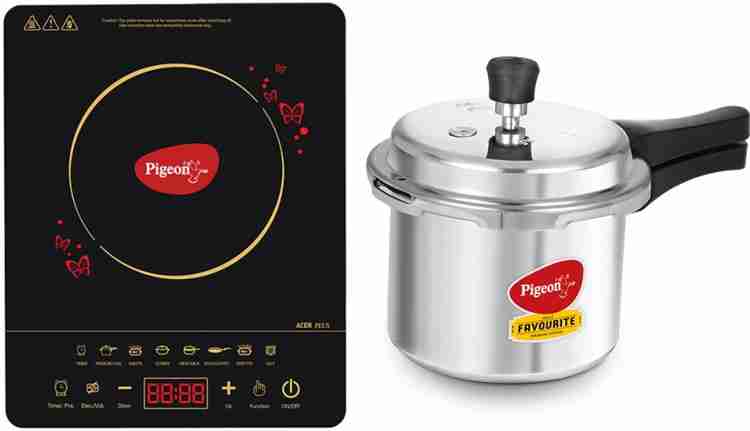 Pigeon Acer Plus Induction Cooktop with IB 3 Ltr Pressure Cooker