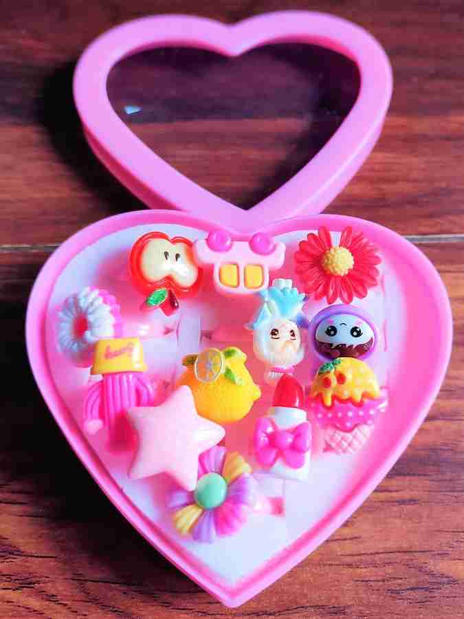 Pink top plastic ring