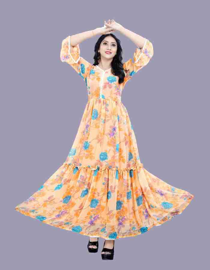 Flipkart online store shopping long frocks