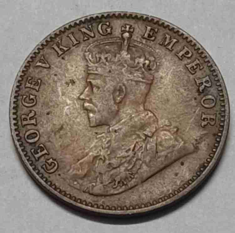 AHC ONE QUARTER ANNA INDIA 1936 Ancient Coin Collection