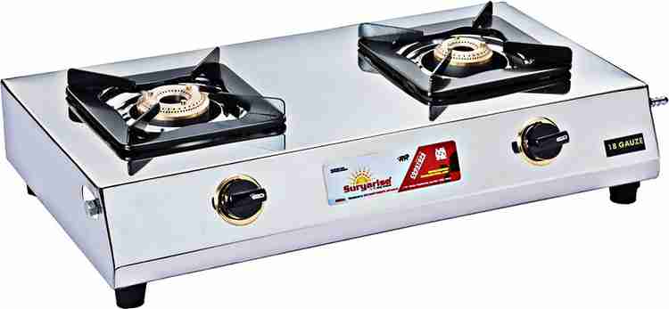 Surya gas stove 2 best sale burner