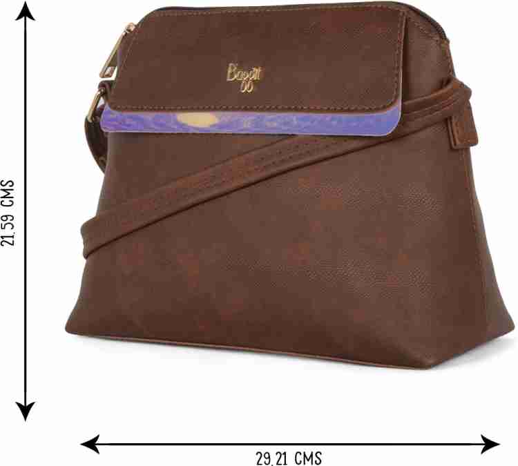 Buy Baggit Women Brown Sling Bag BROWN Online Best Price in India Flipkart