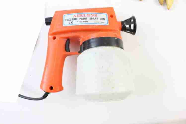 Airless electric paint spray outlet gun