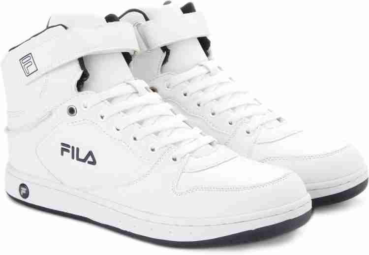 Fila white ankle deals shoes