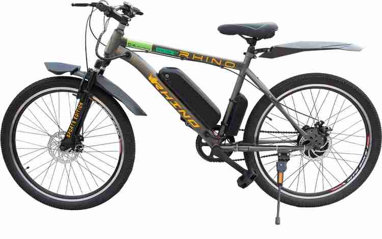 D Electrode Rhino Sports Edition Electric Cycle 26 inch Unisex 26 inches Single Speed Lithium ion Li ion Electric Cycle Price in India Buy D Electrode Rhino Sports Edition Electric Cycle 26 inch Unise...