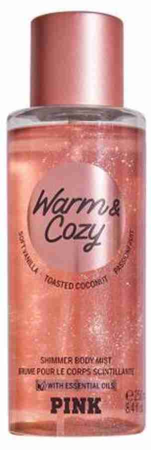 Warm and cozy sales shimmer body mist