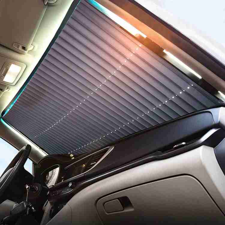 Roll up deals windshield sun shade