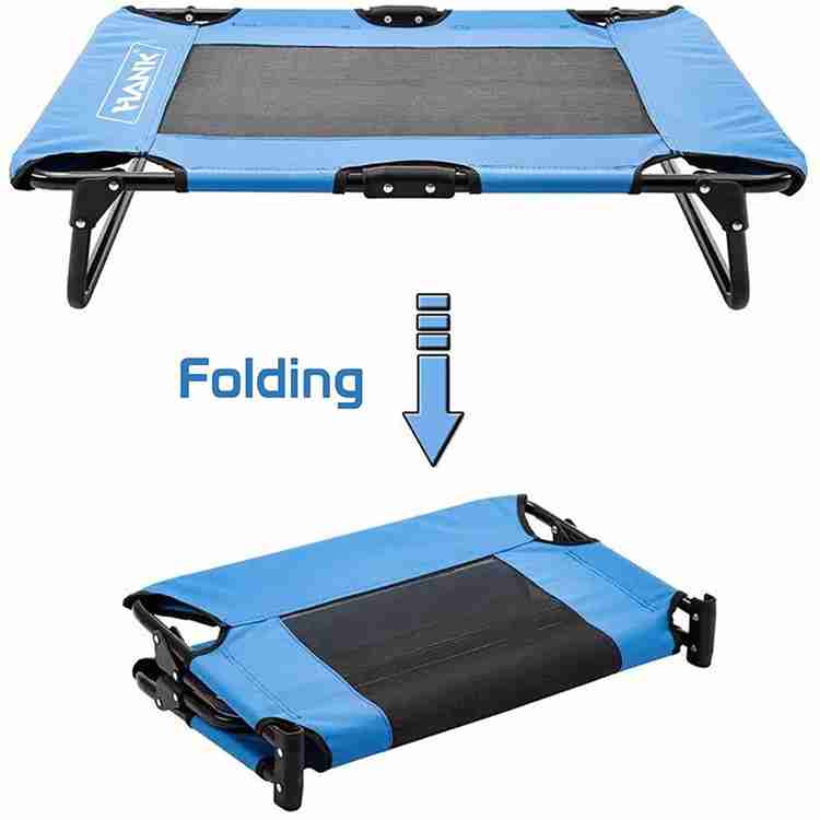 Folding raised dog bed clearance