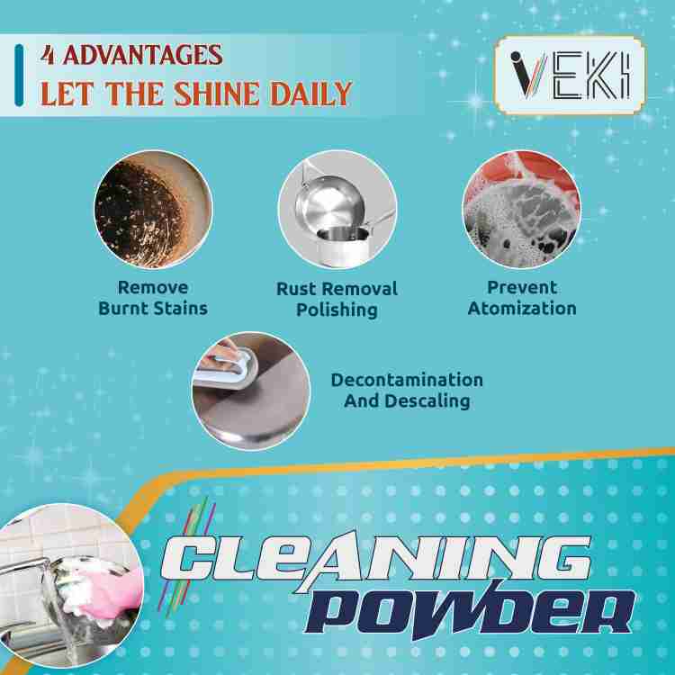 Veki cleaning powder for Instant Cleaner Polish & Anti-tarnish for