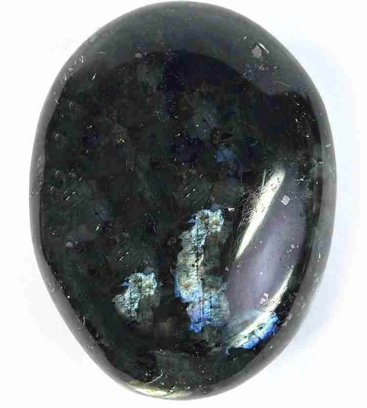REIKI CRYSTAL PRODUCTS Natural Black Labradorite Crystal Palm