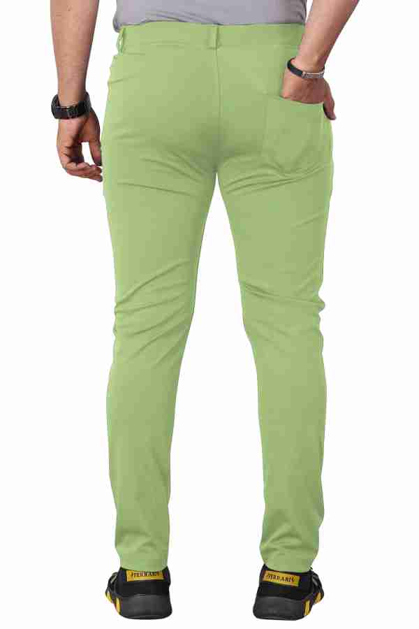 Mens Green Lycra Track Pant Solid - Manufacturer Exporter Supplier from  Jaipur India